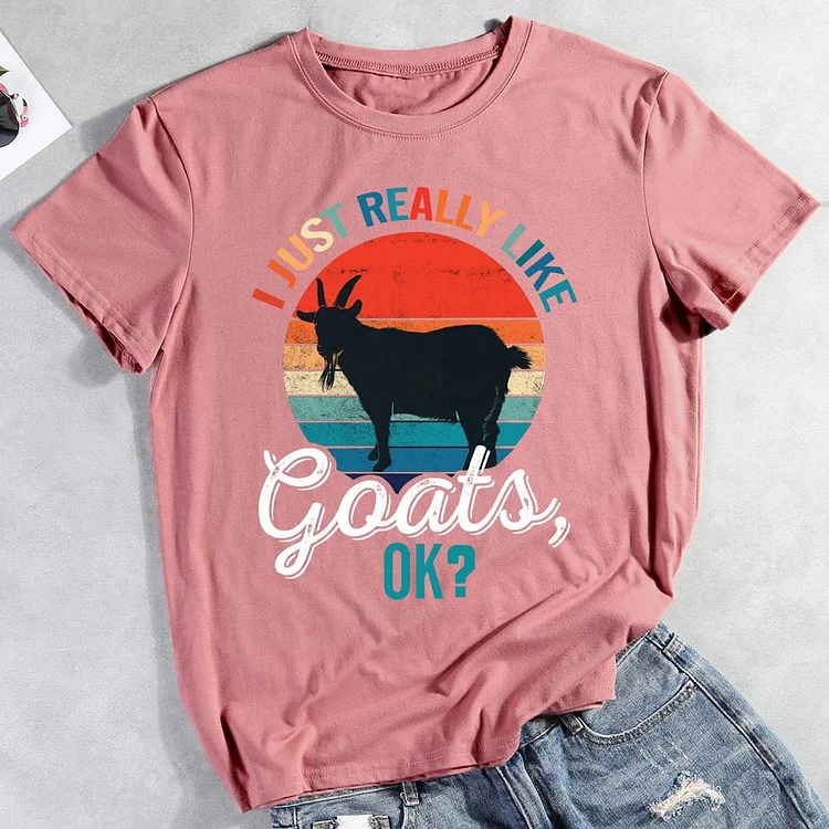 PSL - I Just Really Like Goats T-Shirt Tee -012329