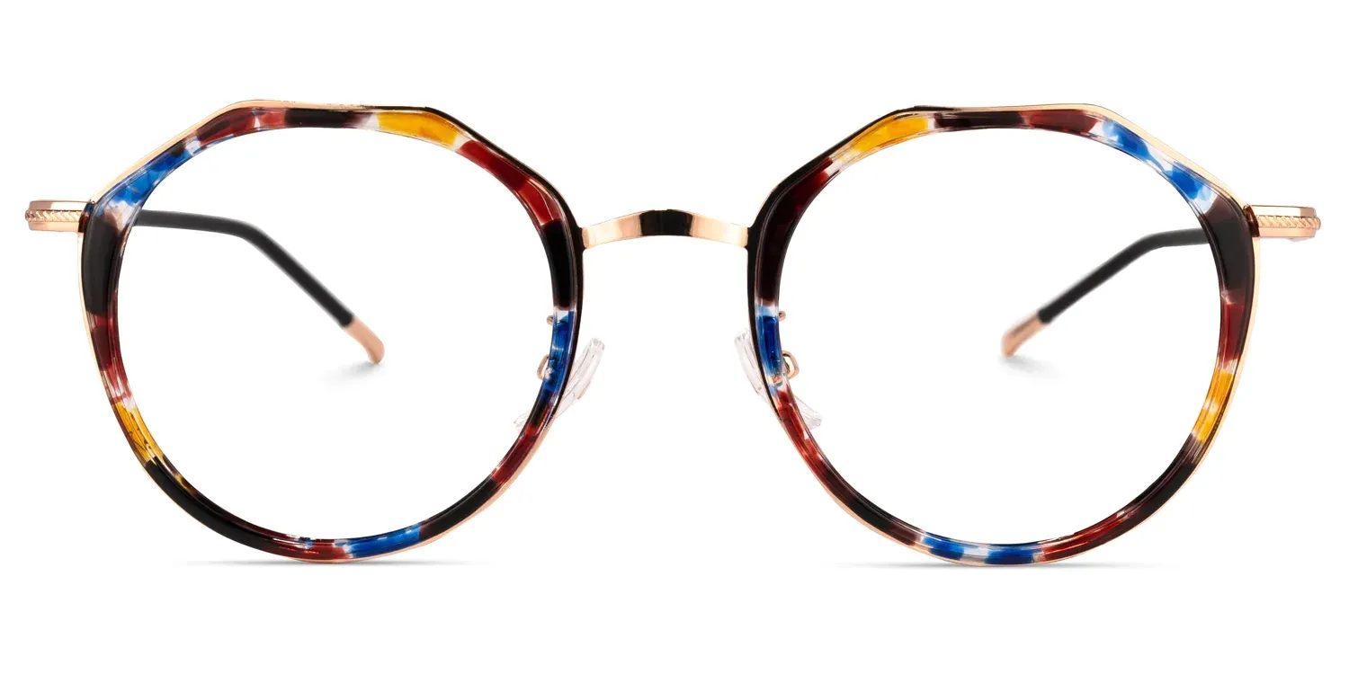 Gentry Bunt Geometrisch Brille Bunt