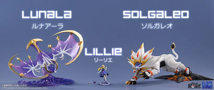 PRE-ORDER POKE HOUSE Studio Pokemon World Zukan Lillie & Evolution