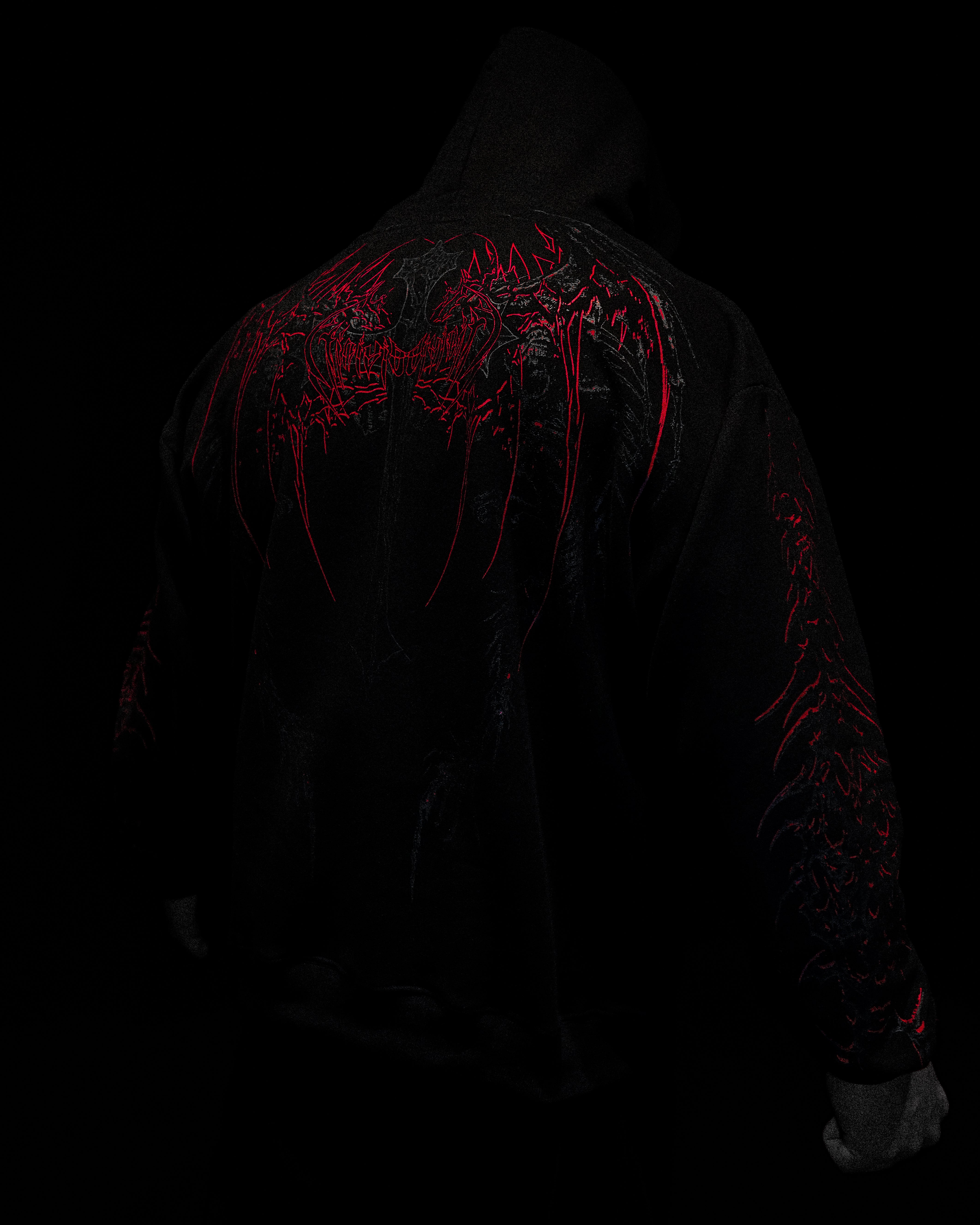 Dragon Soul Oversized pullover hoodie [INFERNO]