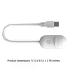 Cross-border wireless wall lamp LED sunset light wireless charging night light home background ambie