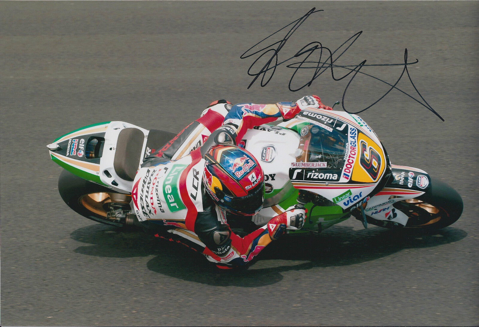 SIGNED Stefan BRADL 12x8 Photo Poster painting MOTO GP Obtained In Person Autograph AFTAL COA