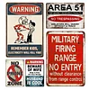 5pcs - Kids Electricity Will Kill You - Warning Vintage Metal  Sign (12*16Inch)