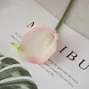 Single Head Calla Lily PU Texture Artificial Flower 