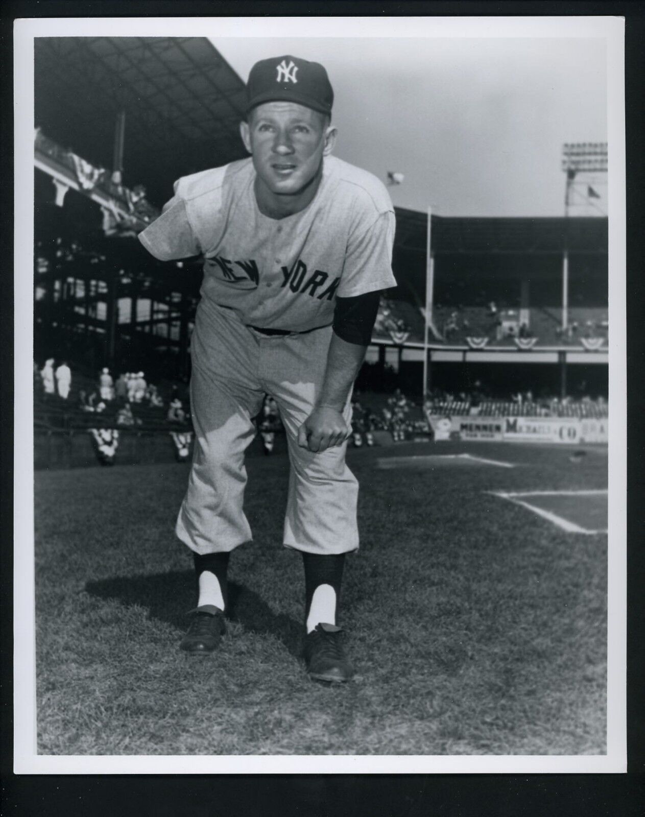 Whitey Ford Press Wire Photo Poster painting Donald Wingfield The Sporting News Pitching Pose