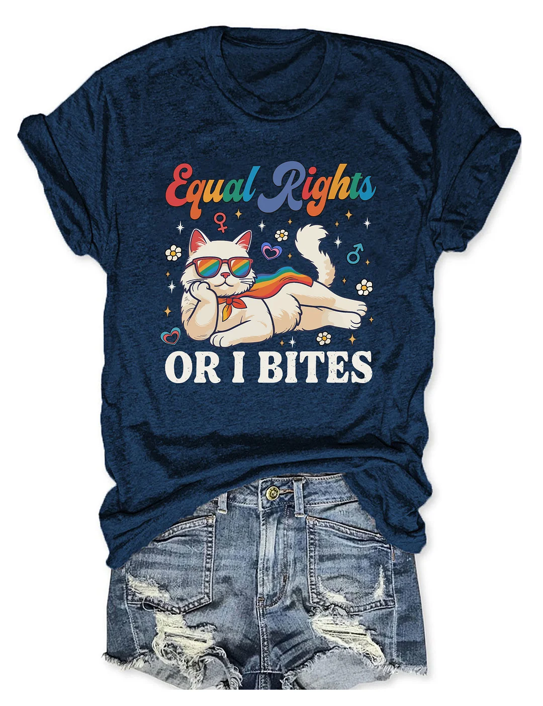 Equal Rights Or I Bites T-shirt