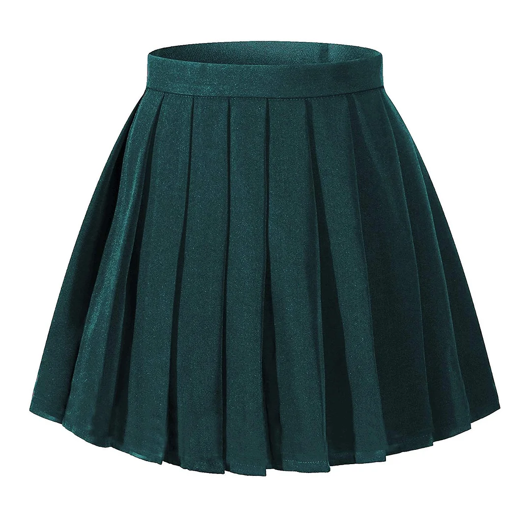 Women's Japan high Waisted Pleated Cosplay Costumes Skirts