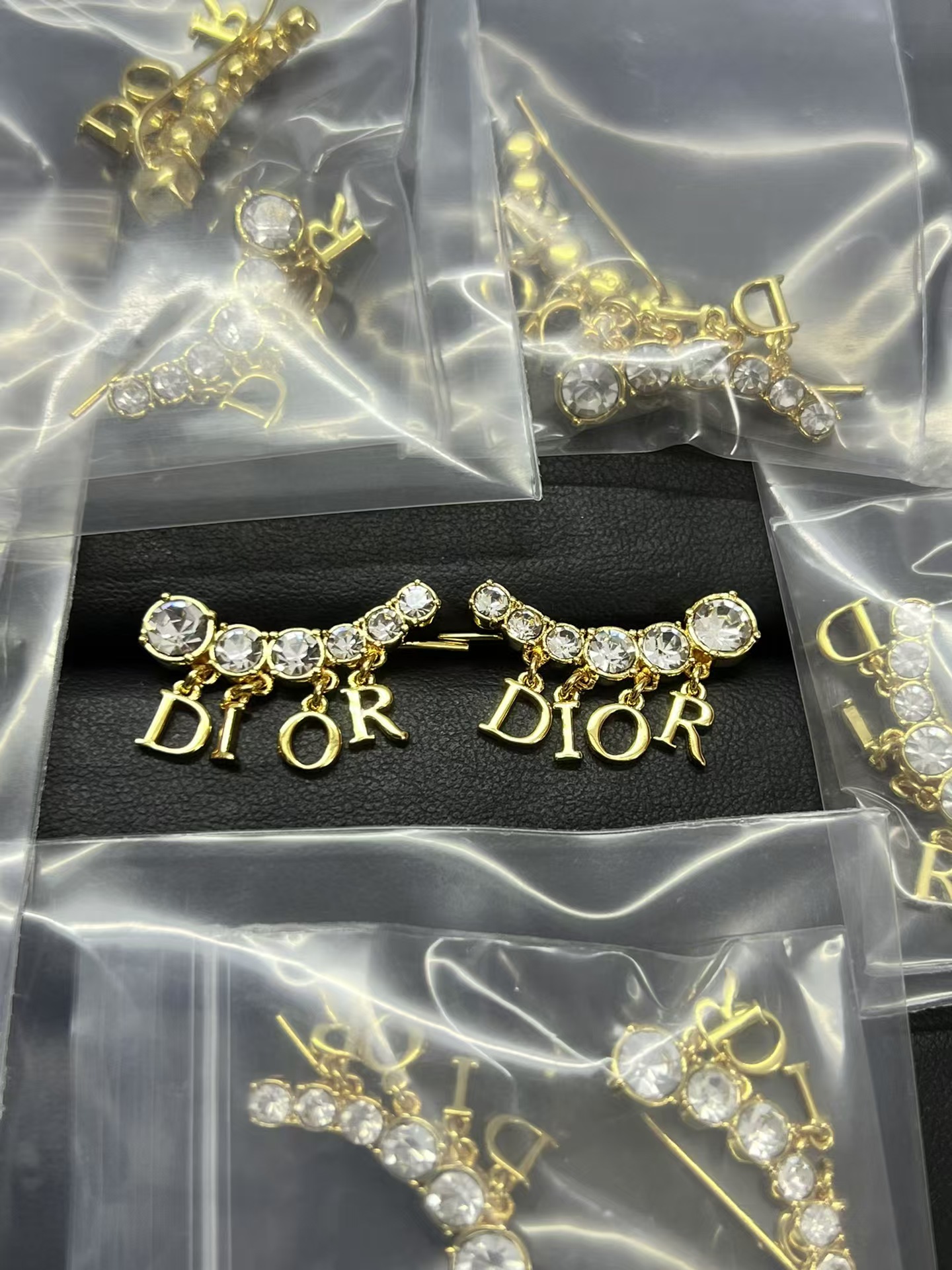 Dior Letter Drop Earrings