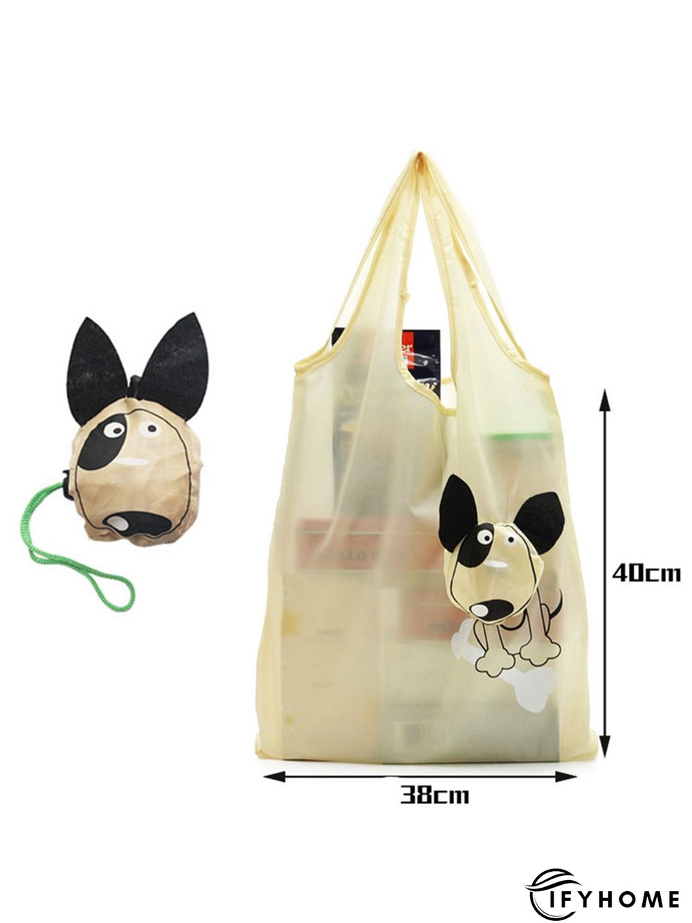 Creative Cartoon Puppy Foldable Portable Environmental Shopping Bag | IFYHOME