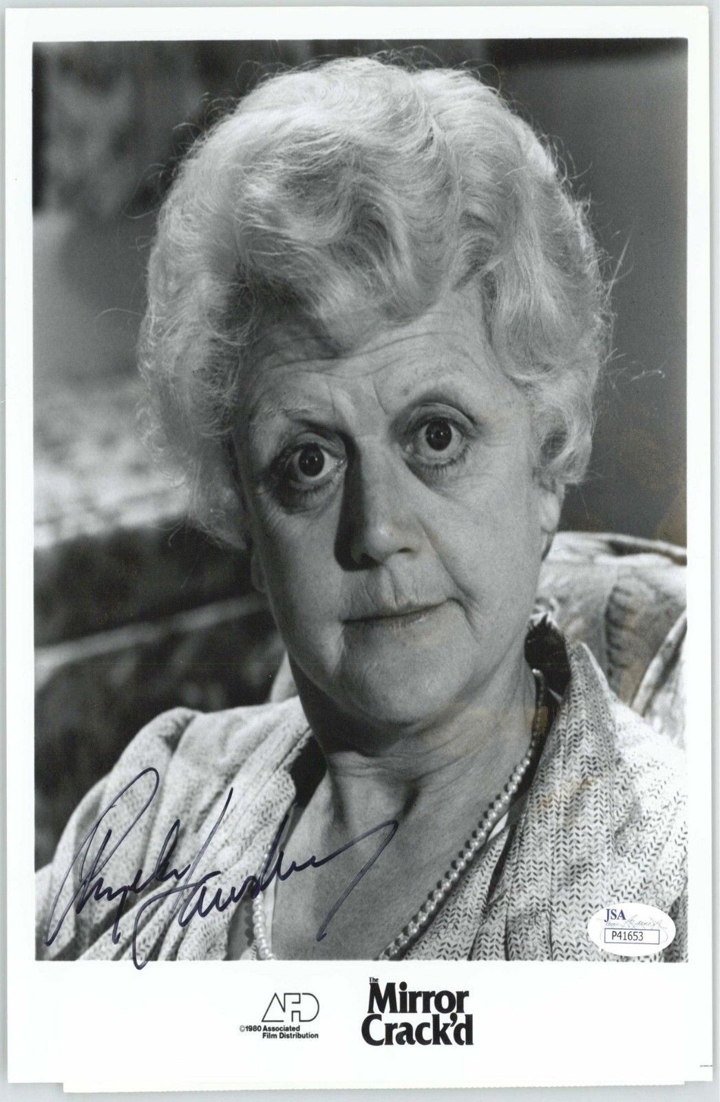 ANGELA LANSBURY ACTRESS, SIGNED 8X10 JSA AUTHENTICATED COA #P41653