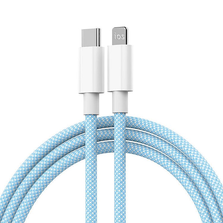 【おすすめ】iPhone充電ケーブル USBケーブル 急速充電 ナイロン 全3色