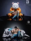 Sitting Seven Warlords of the Sea Series 002 Trafalgar D. Water Law - ONE PIECE Resin Statue - BT Studios