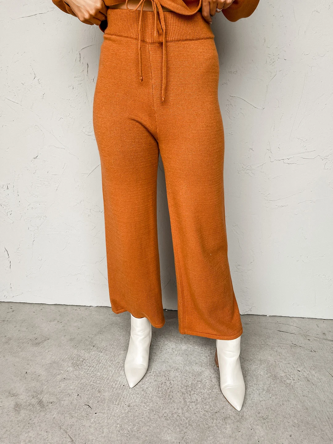 Take Me Away Cropped Sweater Pants