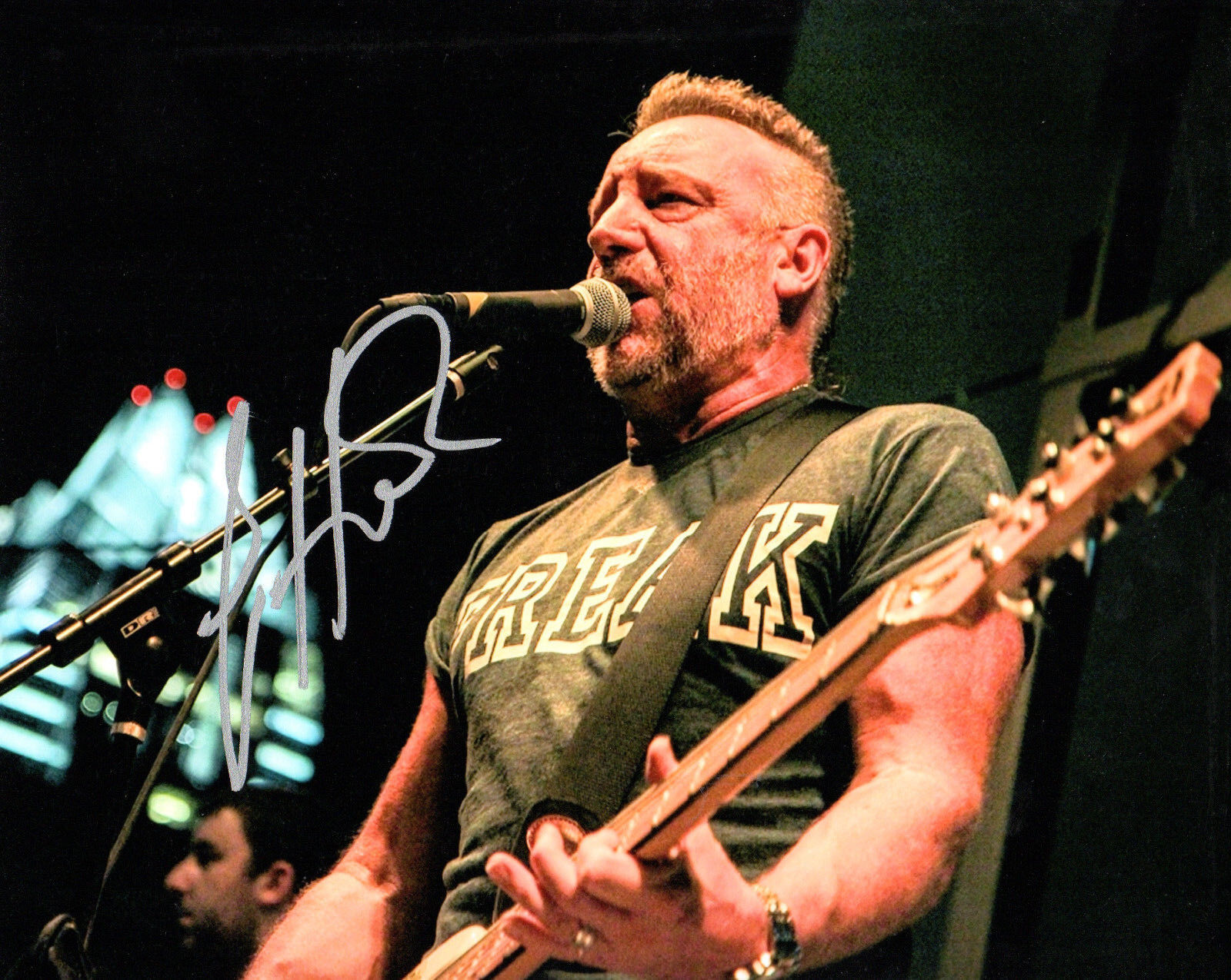 GFA New Order Rock Star * PETER HOOK * Signed 8x10 Photo Poster painting AD4 COA