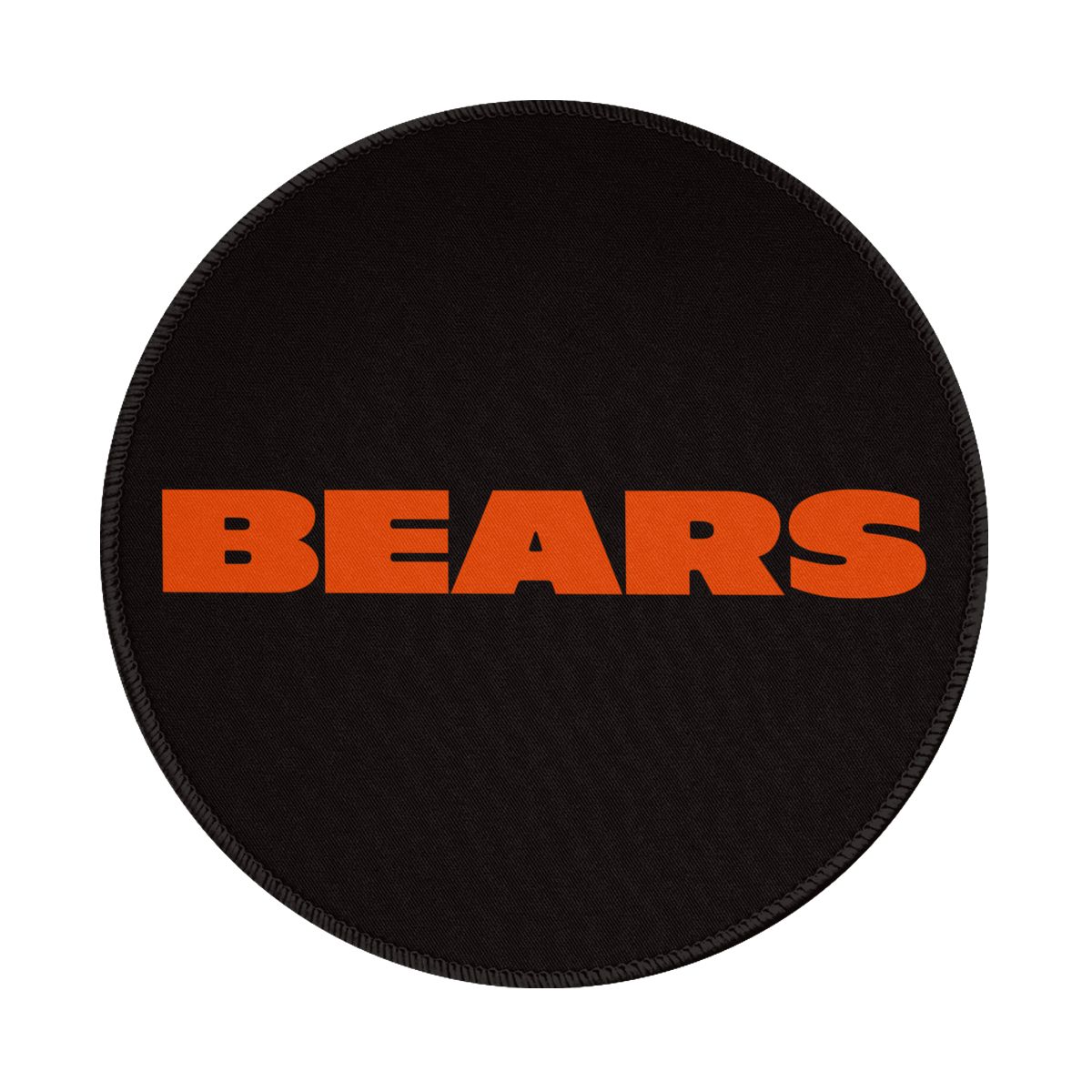 Chicago Bears Wordmark Non-Slip Rubber Round Mouse Pad