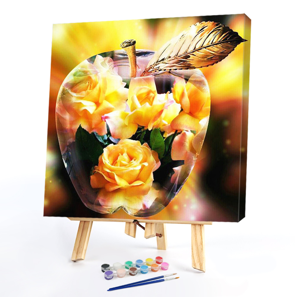 

40*40CM - Paint By Numbers - Colorful Crystal, 501 Original