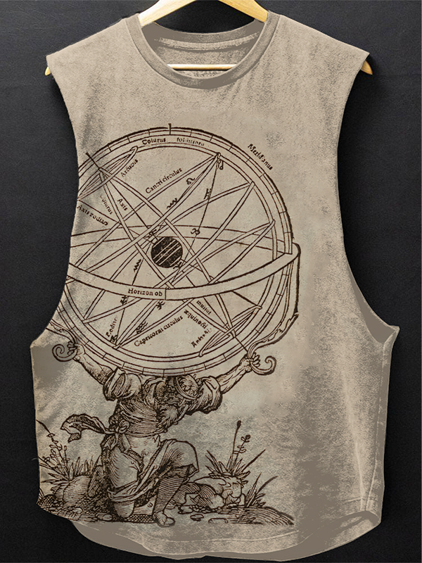 Men's Raise The Earth Retro Art Print Tank Top