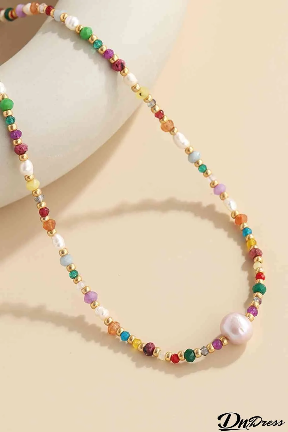 Multicolored Bead Necklace