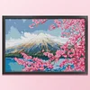 [Brand]Mount Fuji - 14CT Stamped Cross Stitch - 59*40cm - Natural