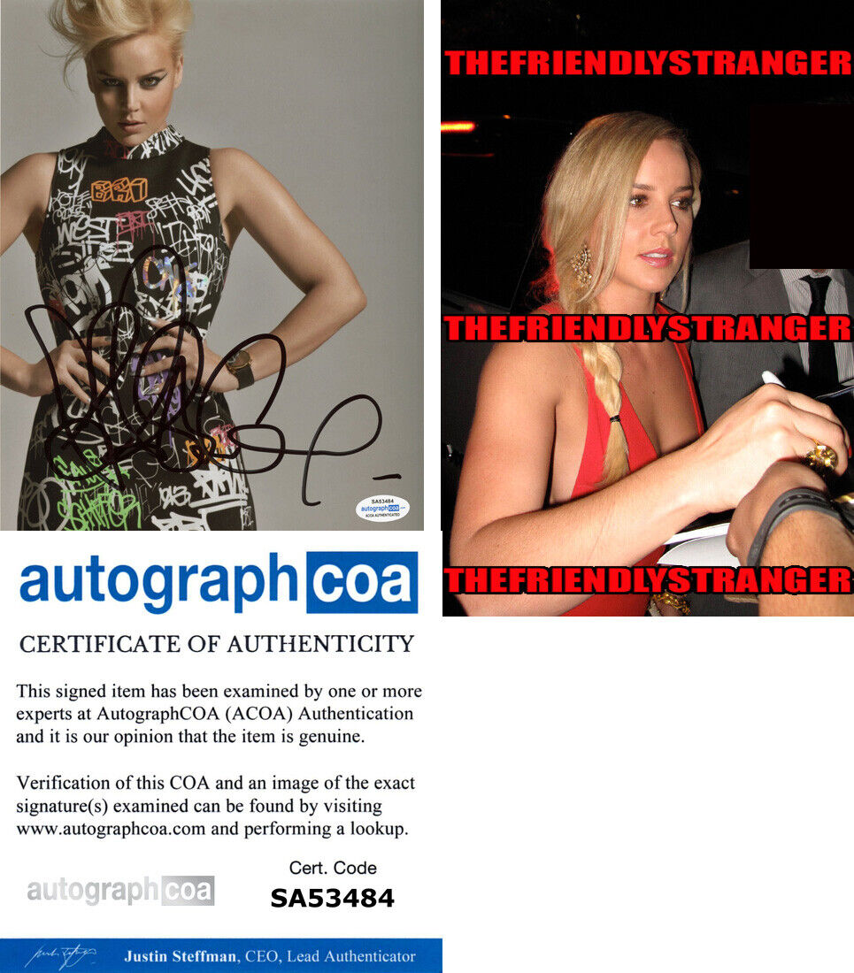 ABBIE CORNISH signed Autographed 8X10 Photo Poster painting k PROOF - SEXY Hot ACOA COA