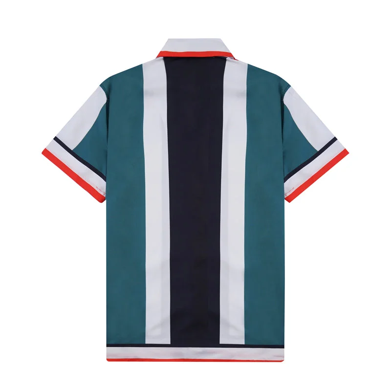 Casablanca 2023 new silk short-sleeved shirt