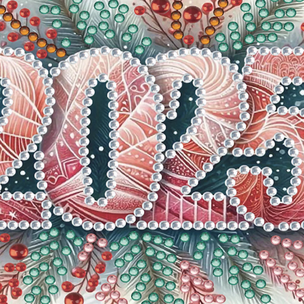 2025 Special Shape Merry Christmas Diamond Painting Desk Calendar for Home Decor