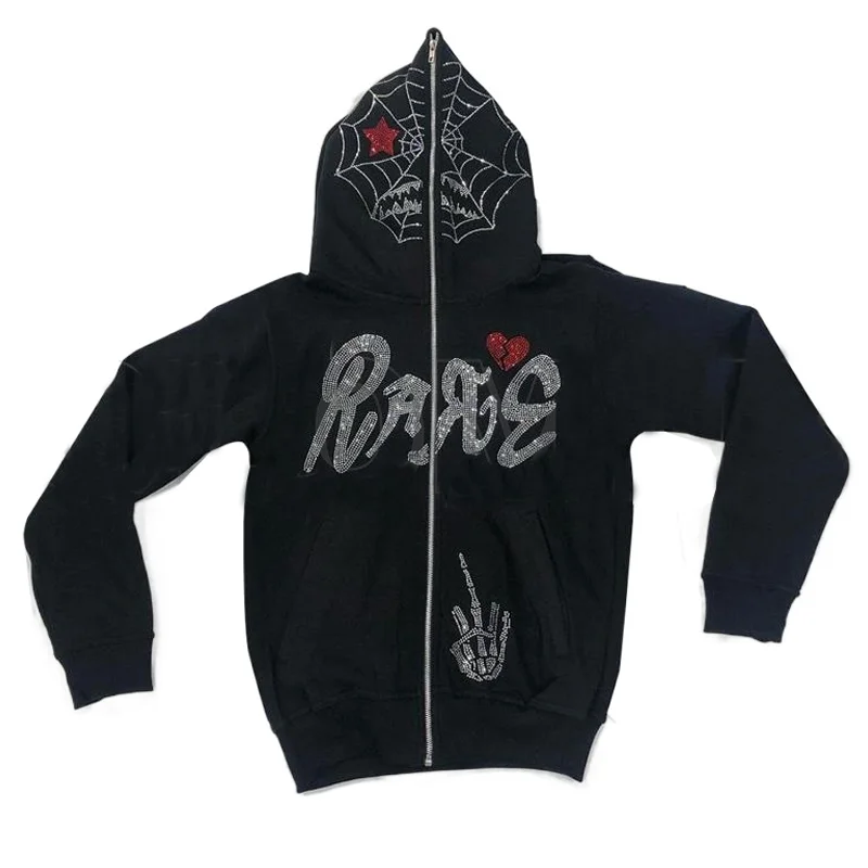 Dark Street Zip Hoodie Outwear