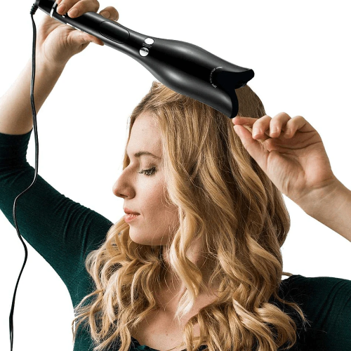pornhint Pornhint Automatic Curling Iron Hair Curler Wand Curl 1 Inch Rotating Magic Hair Curling