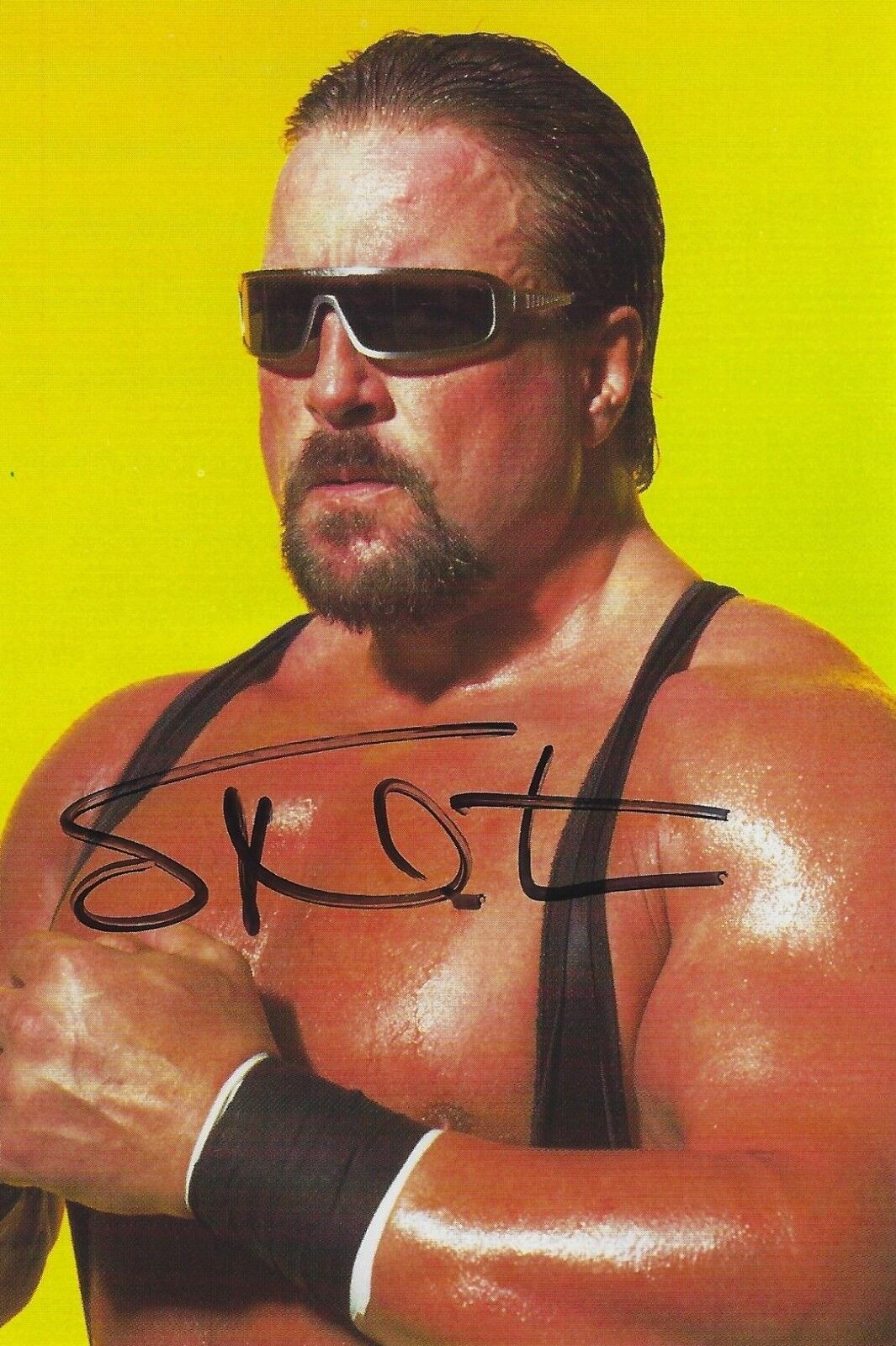 Scott Norton Signed 1998 Panini WCW NWO 4x6 Photo Poster painting Card New Japan Pro Wrestling