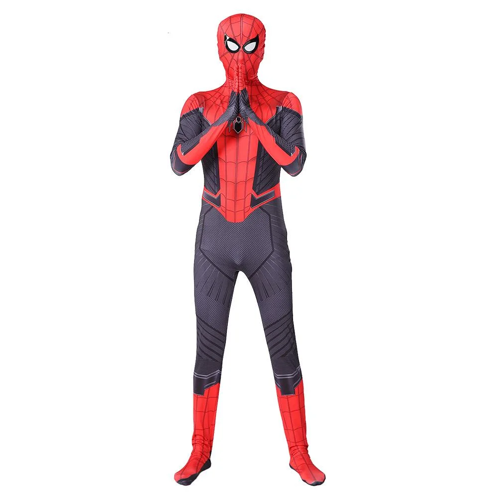 Adult Unisex Bodysuit Halloween Spider-Man Far from Home Cosplay Jumpsuit