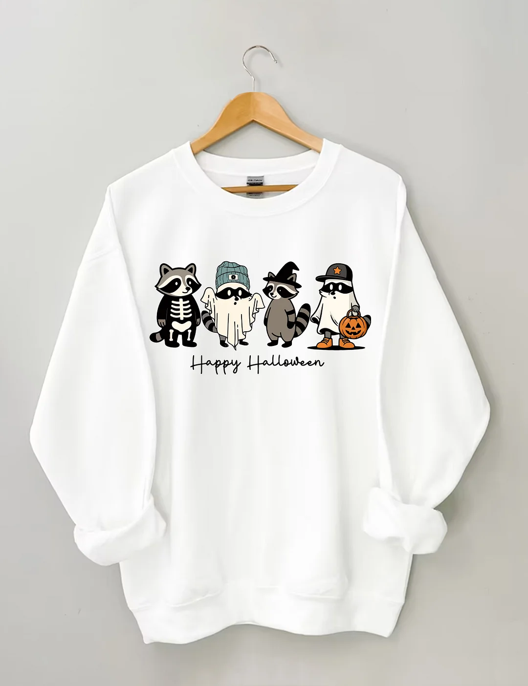 Cute Raccoon Ghost Sweatshirt