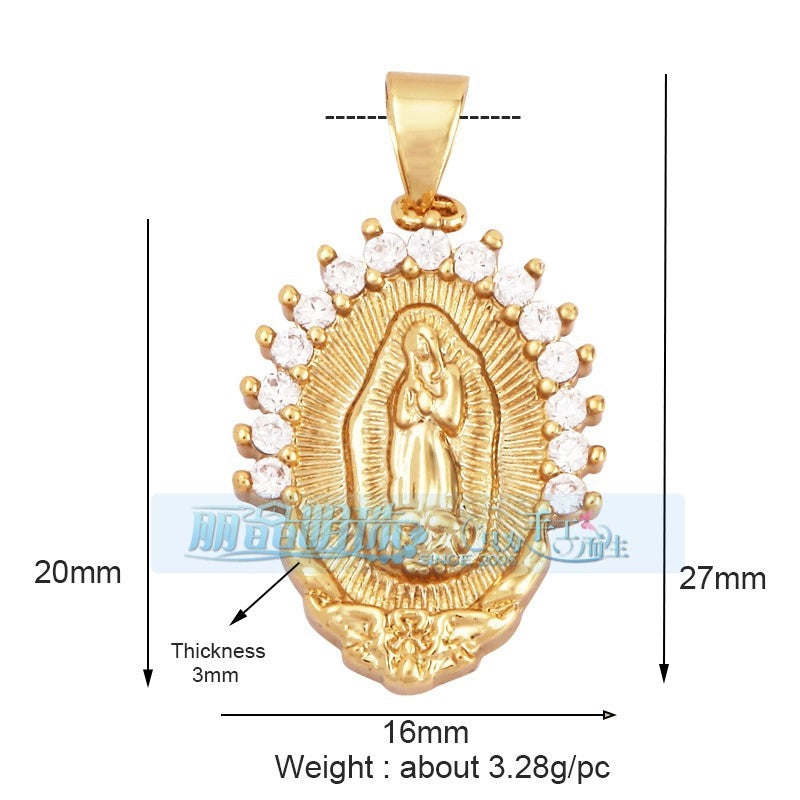 1 Piece 17*24mm 20 * 23mm Copper Human Pendant Jewelry Accessories