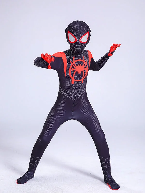 Spiderman Miles Morales Deluxe All-size Family Costume-elleschic