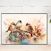 (60*40cm)Branch Birds Flowers - Full Round Drill Diamond Painting