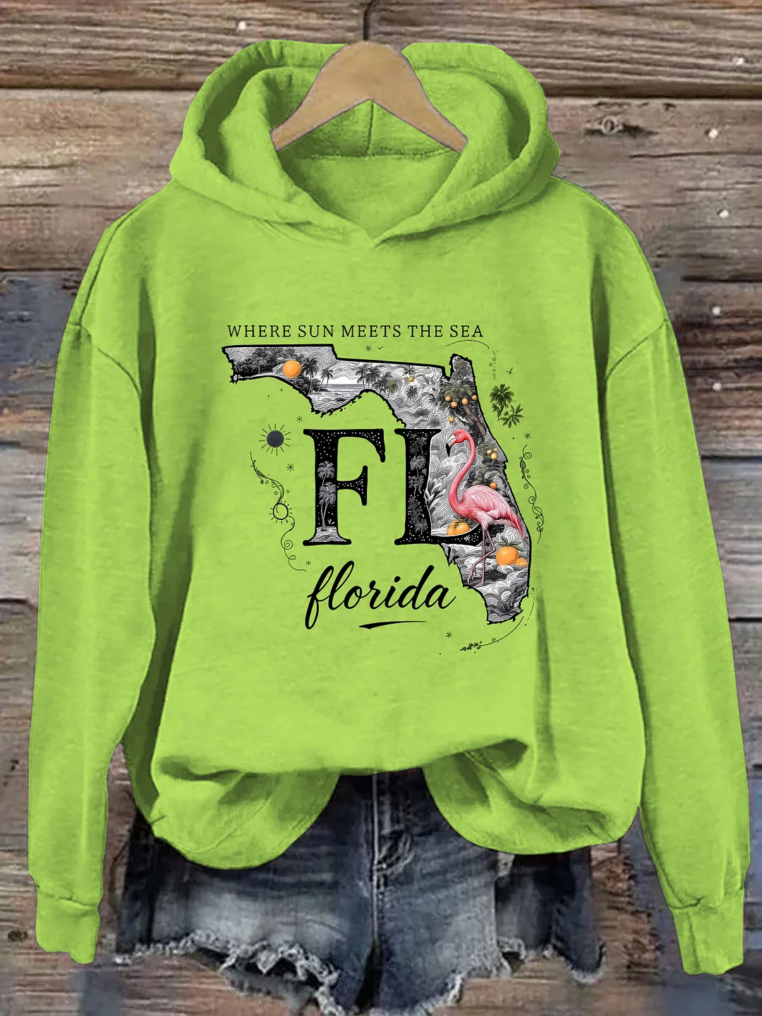 Where Sun Meets The Sea Florida Hoodie