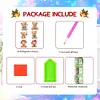 6Pcs Acrylic Valentine Day Love Bear Diamond Art Refrigerator Magnets Sticker