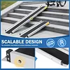 [US Local Warehouse] 8 Feet Retractable Wheelchair Ramp 94x7.4inch Handicap Ramp 661LBS Capacity Wheel Chair Ramps for Home Entry Steps Stairs Doorways