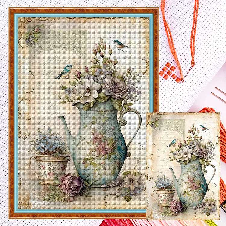 『YiShu』Vintage Poster - 11CT Counted Cross Stitch(40*60cm)