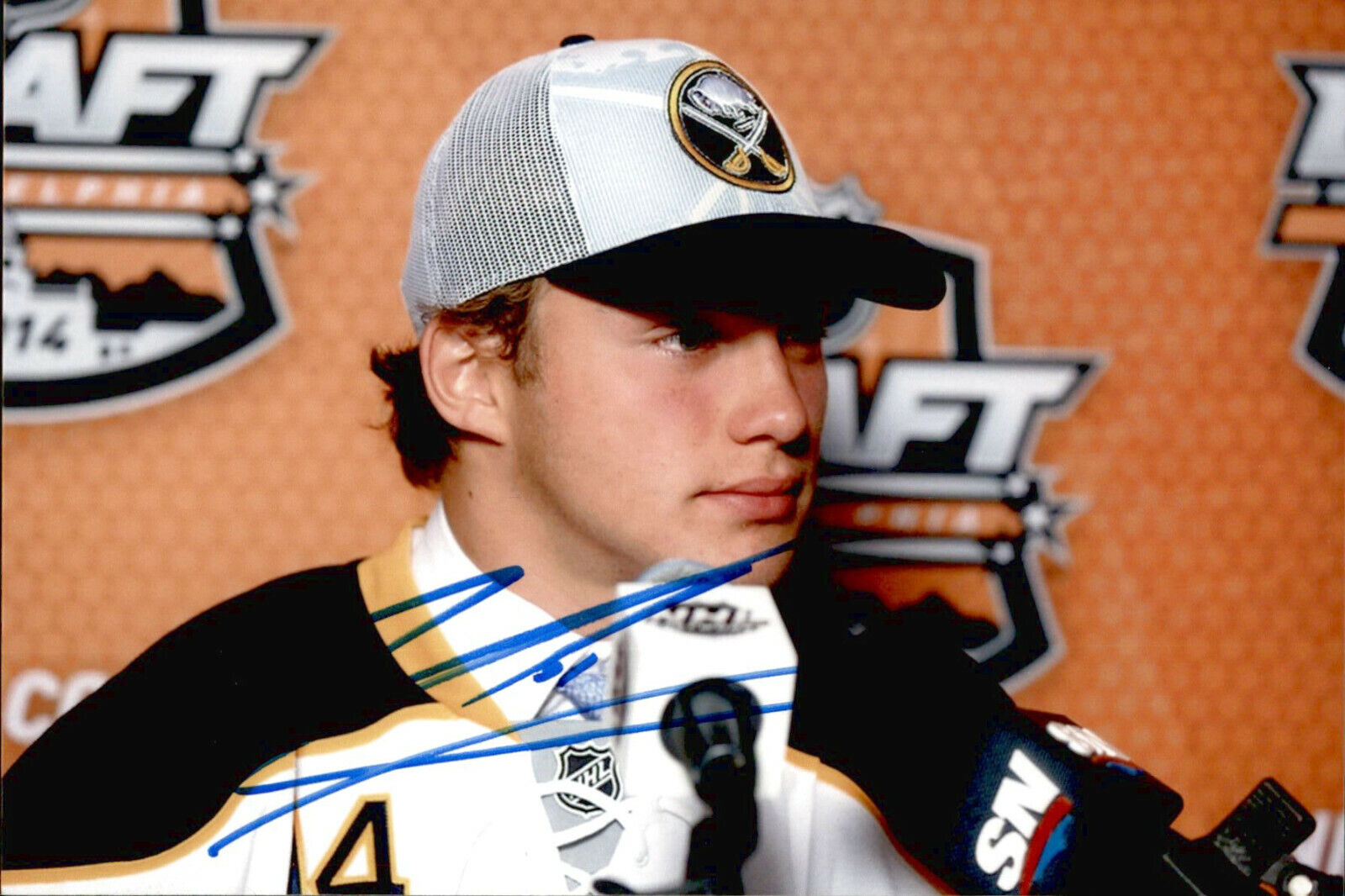 Brendan Lemieux SIGNED autographed 4x6 Photo Poster painting BUFFALO SABRES #2