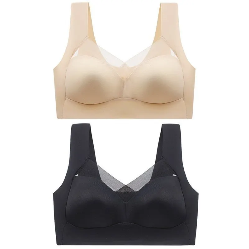 Fashion Deep Cup Bra Summer sexy Push Up Wireless Bras (Size runs the same as regular bras