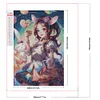 (40*60cm)Lollipop Bunny Girl - Round Partial AB Drill Diamond Painting