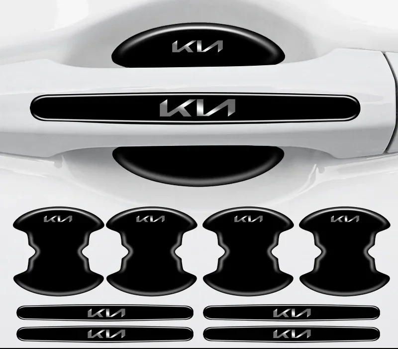 Carbon fiber car door handle cup cover (4PCS)