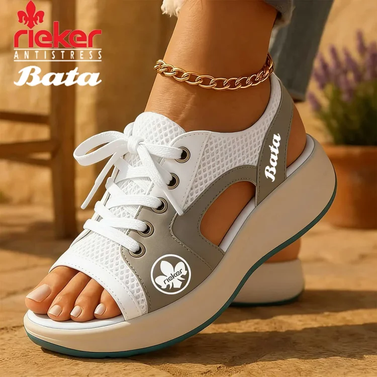 2026 Rieker&reg; &times; Bata&reg; zupełnie nowe sandały sportowe, codzienne, sznurowane i do masażu