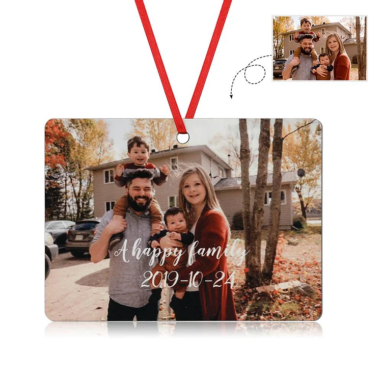 Photo Customization Ornaments Personalized Engraving