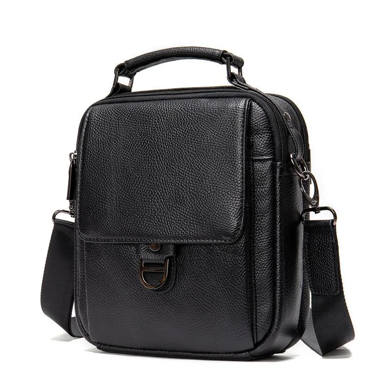 Mens Practical Multipurpose Shoulder Bags Leather Messenger Bags