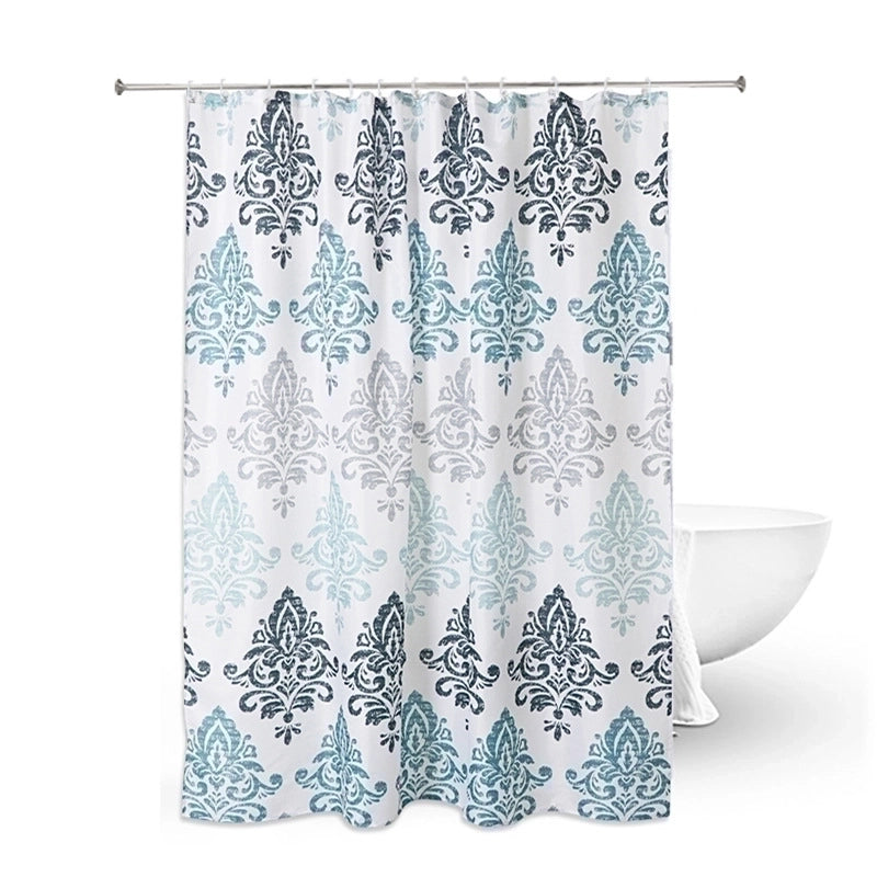 Chinoiserie Vacation Plant Polyester Shower Curtain