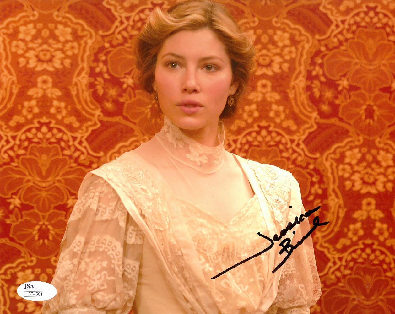 Jessica Biel Signed The Illusionist Authentic Autographed 8x10 Photo Poster painting JSA #S04561