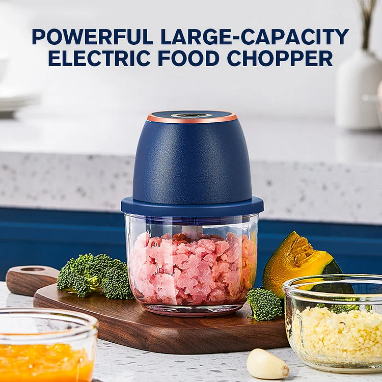 💎50% OFF! 💎 Powerful Large-Capacity Electric Food Chopper &ndash; Robust Motor, Smart Design & Stainless Steel Blades