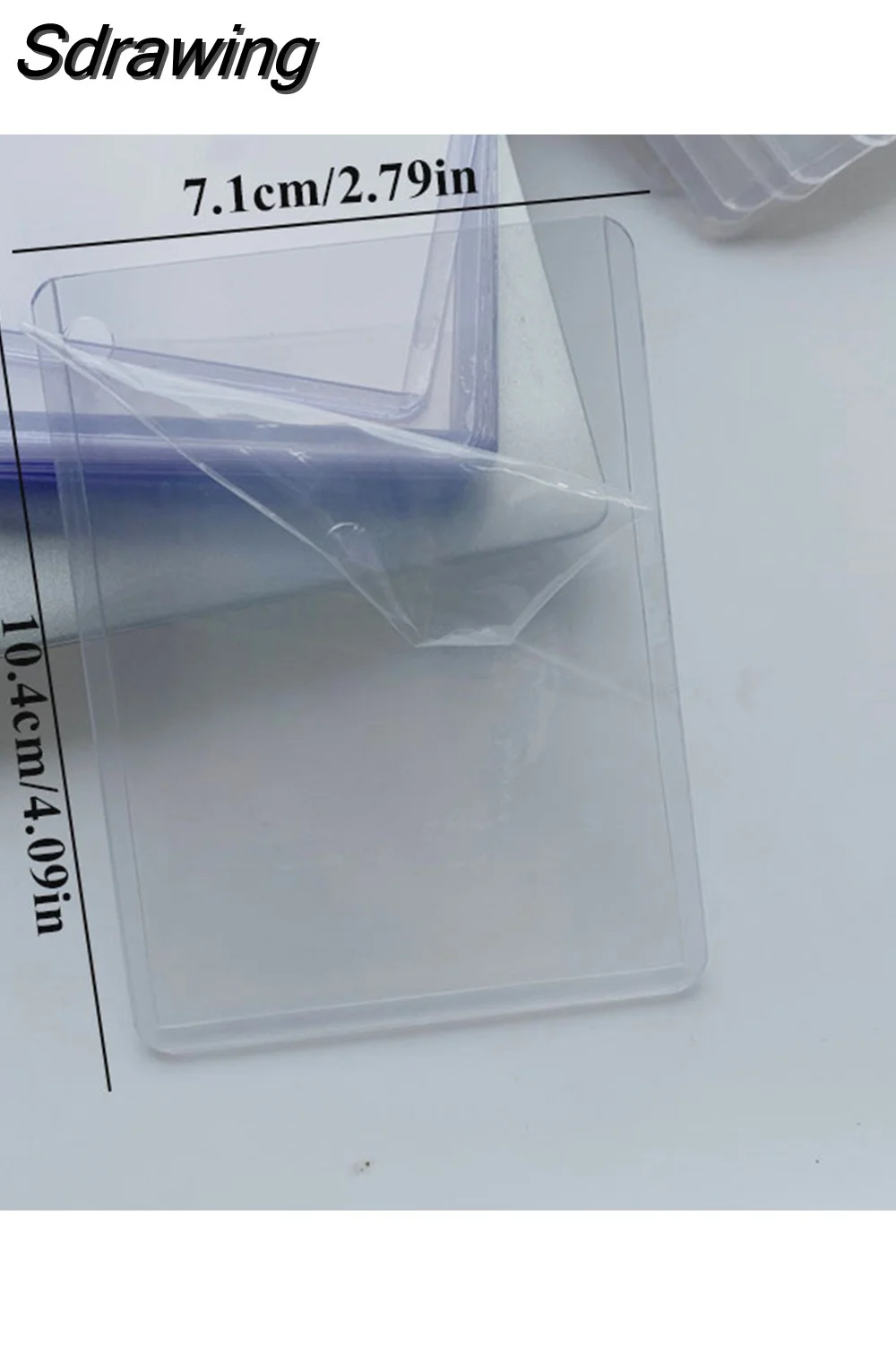 Sdrawing Inch Acrylic Photo Frame Idol Postcards Display Photo Cards Decoration Card Holder Fashion Chain Stand Card Protective Case