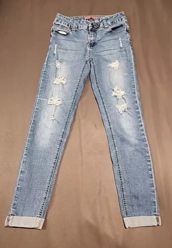 pornhint Pornhint Wax Jeans ??Butt, I Love You!?? Distressed Ripped 5-Pocket Jeans Plus SIZE 3 New